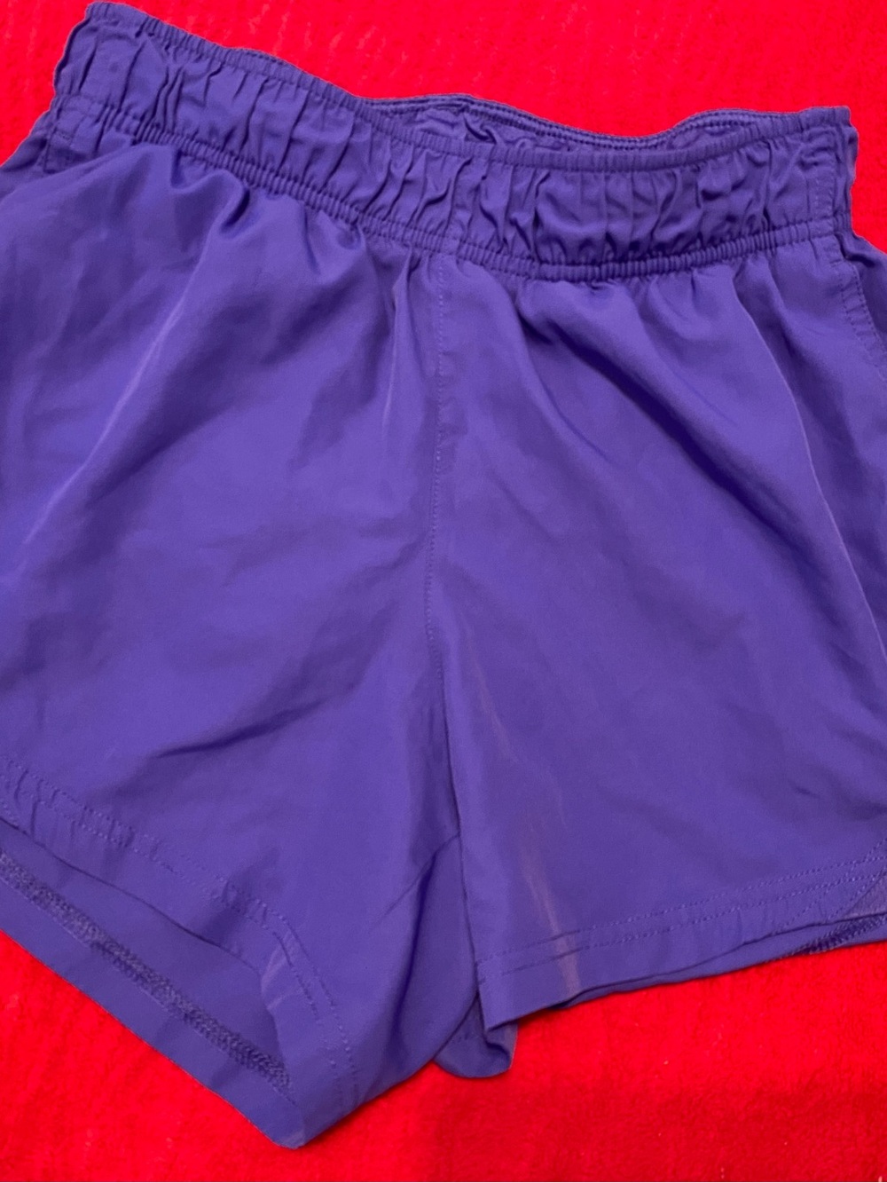 Athletic Works Purple Women’s Athletic Shorts - Elastic Waist